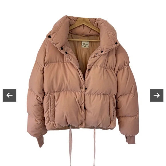 SAM Blush Quilted Jacket - Picture 1 of 5